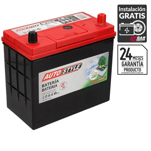 Bateria de Auto 45 Ah Positivo Derecho 400 CCA