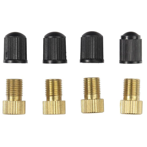 Set 4 adaptadores valvula presta