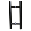 Manillon H acero inoxidable 65 cm negro