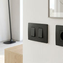 Interruptor doble 9/15 s33 Noir