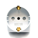 Adaptador Triple Con Schuko