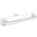 Barra de seguridad para bano 60 cm blanco