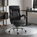 Silla Escritorio Con Reposapie Felipe Negro 68X116,5X66,5 Cm