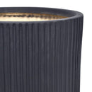 Macetero Vitoria De Ceramica 25X26 Cm Negro