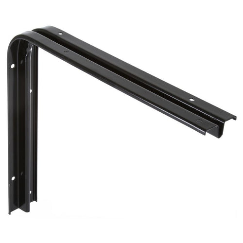 Soporte para repisa metal 25x30 cm negro