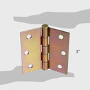Set Bisagras L84 3x3 Zincado 3 un