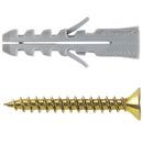 Tarugo Nylon S6mm + Tornillo 4.5x35mm 50 unidades