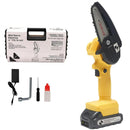 Mini Motosierra Inalambrica 4 Pulg 21 V Bateria Y Cargador