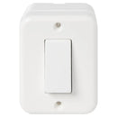 Interruptor simple 9/12 10 A Genesis blanco