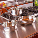 Bateria de cocina 5 Piezas Acero inoxidable Gris