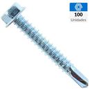Tornillo Autoperforante Metal 1-1/2 12 mm 100 unidad(es)