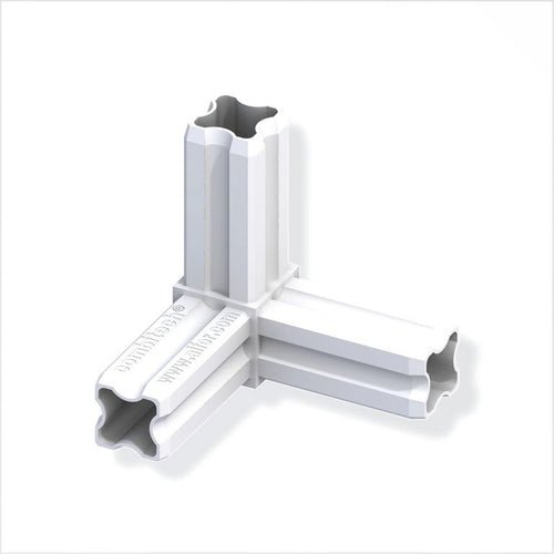 Conector Esquina Tipo C 23. 5 Mm angulo Para Muebles