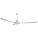Ventilador de Techo Metal Blanco 3 Aspas con Interruptor a la Pared