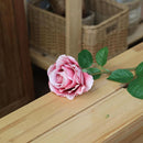 Vara Rosa Artificial 70 Cm Rosado