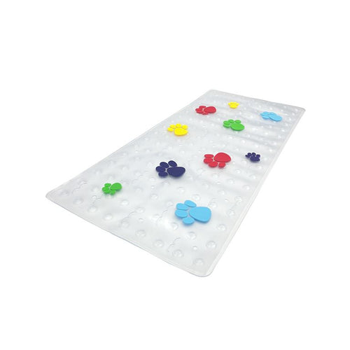 Piso De Ducha Antideslizante Pies 78X36 Cm Pvc Multicolor