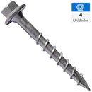 Tornillo Tirafondo Madera 20 mm 4 mm 4 unidad(es)