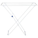 Tendedero De Ropa Basico Plegable Acero 90X49 Cm Blanco