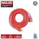 Extension 1 Toma(S) 30 M Naranja