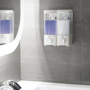 Dispensador De Jabon Transparente/Blanco