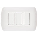 Interruptor triple 9/32 10 A Modus Plus Blanco