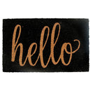 Limpiapies Hello Dark 45X75 Cm Pvc Multicolor