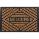 Limpiapies Welcome 60X40 Cm Caucho Cafe/Negro