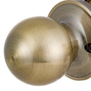 Cerradura libre paso bola bronce envejecido fx