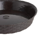 Plato Redondo Para Macetero Ratan 33 Cm