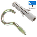 Tarugo Con Cancamo 8 Mm 4 Unidades