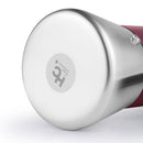 Cafetera Moka 6 Tazas 300 Ml Acero Inoxidable Rojo