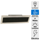 Lampara Muro Led 9 W Ip 54 405 Lm Luz Neutro