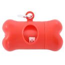 Dispensador Bolsa Desechos Mascotas Forma Hueso 8 Cm