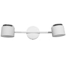 Barra Led Kivu 2 Luces Metal Blanco