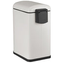 Papelero 5 Litros Metal Blanco Mate