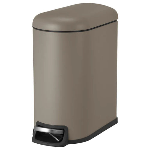 Papelero 5 Litros Metal Gris Mate