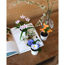 Set 3 Plantas Artificiales Mix de Flores 16 cm Colores Surtidos