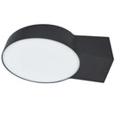 Aplique led Lagan Luz Natural negro
