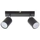 Barra Led Silo 2 Luces Metal Negro