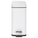 Basurero 5 Litros Metal Blanco