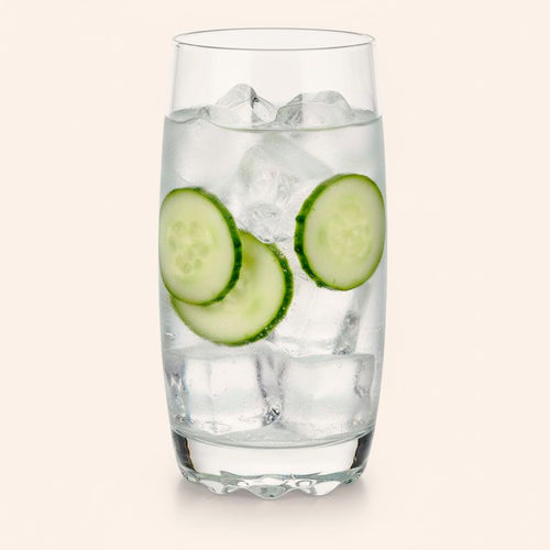 Set 6 Vasos Alto de Vidrio 344 ml Transparente