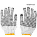 Guante Profesional Economico Algodon Talla U. Blanco/Negro