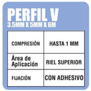 Set sellos ventanas correderas..