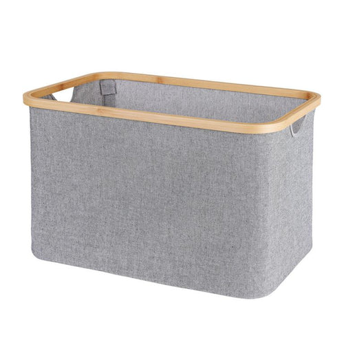 Canasto Tela Bambu 54X33X33
