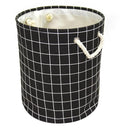 Canasto para Ropa Checker 35x40x35 cm 32 l Negro