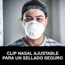 Respirador N95 con valvula Cool Flow 8511 2 unidades