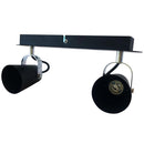 Barra Led Aurus 2 Luces Metal Negro