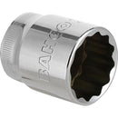 Dado poligonal 1/2x25 mm acero