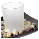 Portavela Rectangular 3 Velas Decorativas Hogar