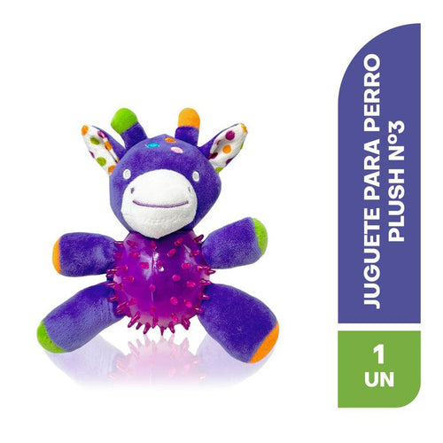 Juguete plush para perros, doble textura