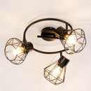 Barra 3 Luces Metal Negro